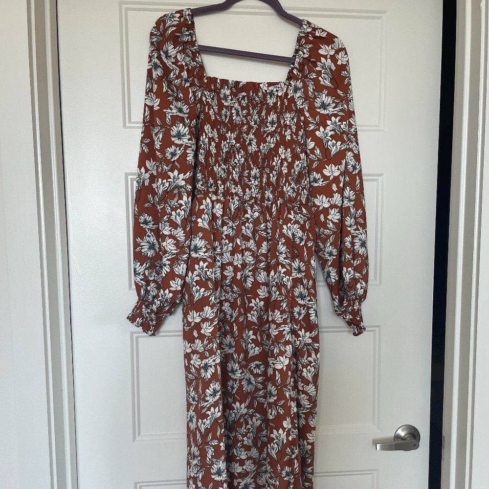 Smocked Bodice Midi Dress from La Ligne x Target